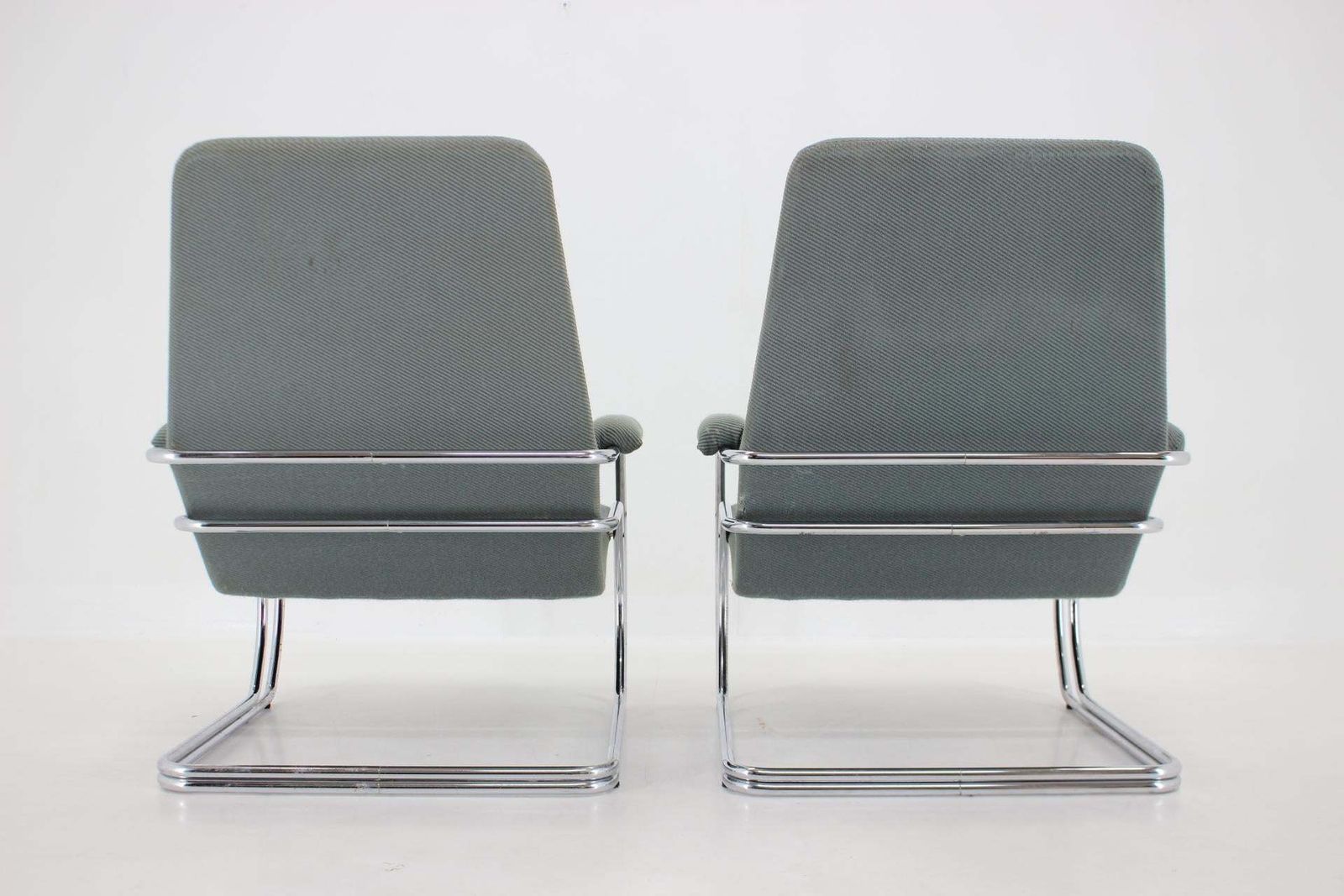 1970s Pair Of Rare Tubular Armchairs photo vinterior