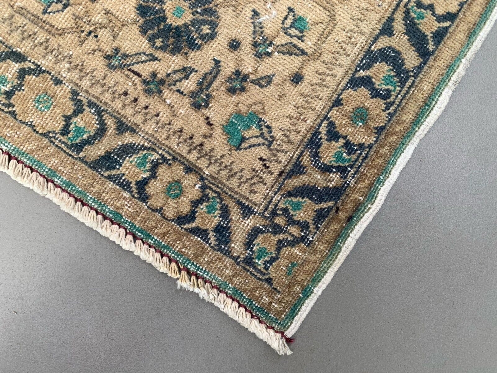 Vintage Turkish Rug 289x193 Cm, Tribal Wool Carpet Large photo vinterior