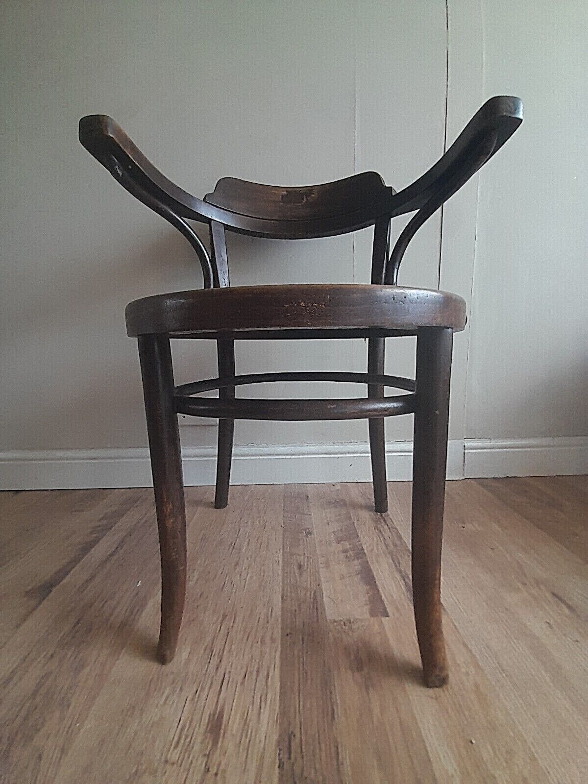Original Mundus J&J Kohn Antique Bentwood Armchair photo Furniture