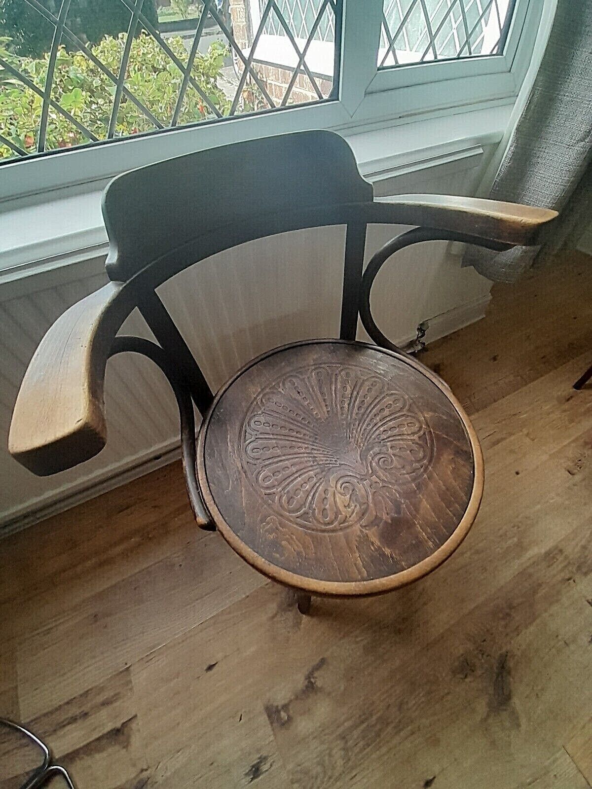 Original Mundus J&J Kohn Antique Bentwood Armchair photo vinterior