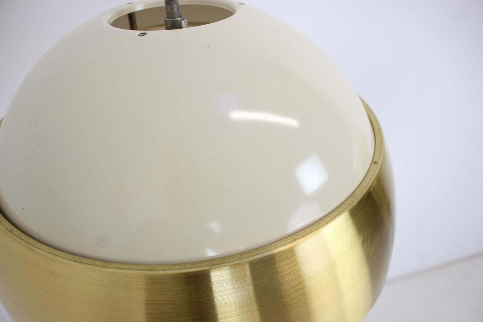 Set Van Twee Space Age Hanglampen Van Napako, Jaren 1970 photo Verlichting