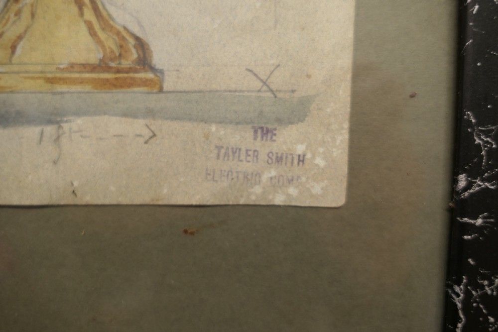 Design For A Street Lantern, Illustration For The Tayler Smith Electric Company photo vinterior