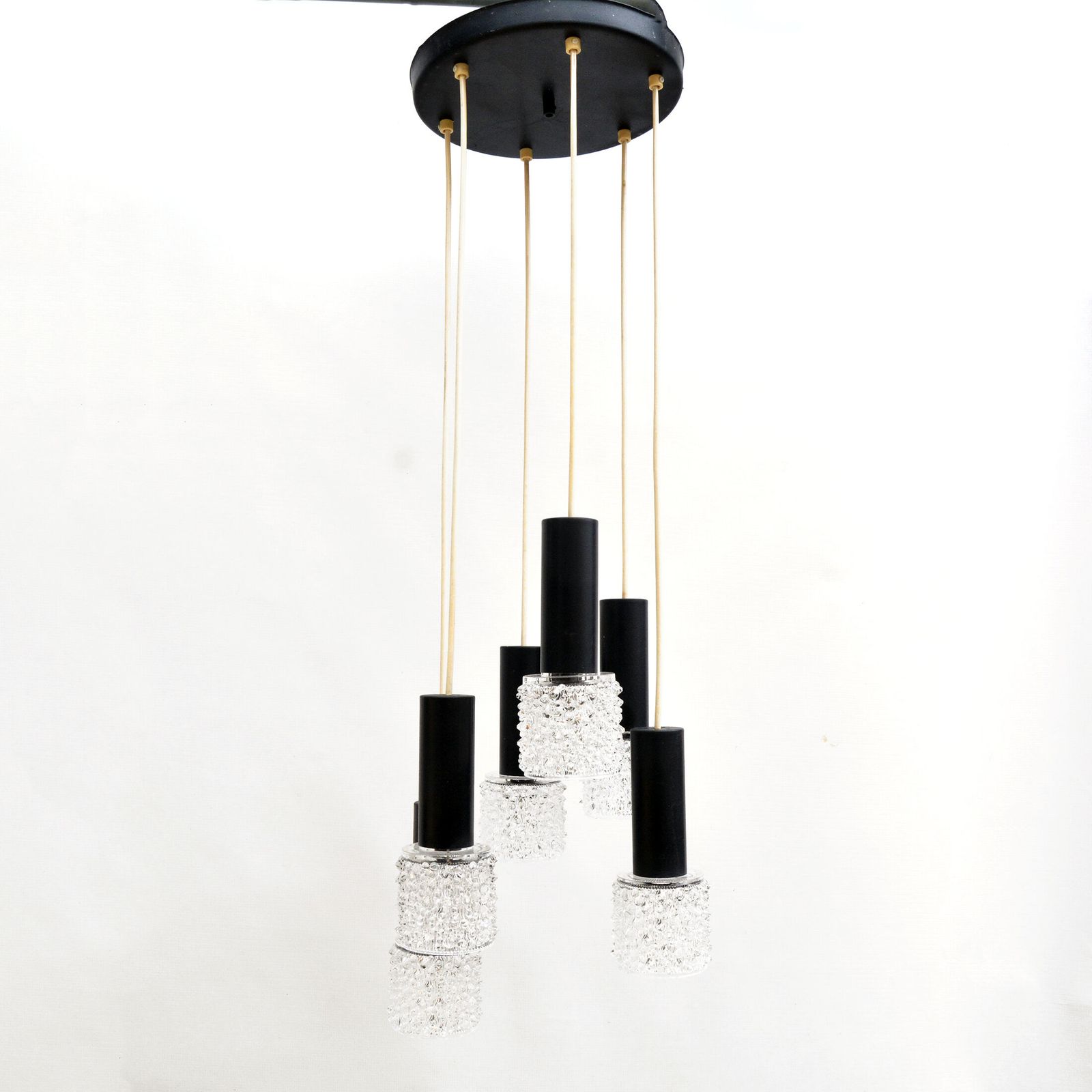 Lighting Waterfall Lamp, Elektroinstala Jilove, Czechoslovakia photo