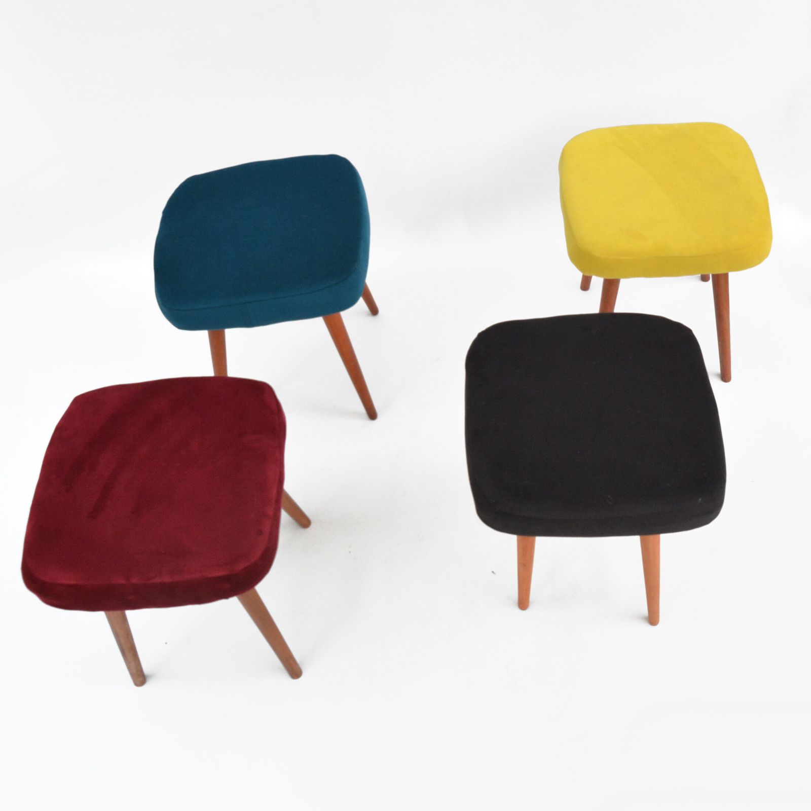'Dolnośląska Fabryka Mebli' Stool In świebodzice Poland 1960s. photo for sale