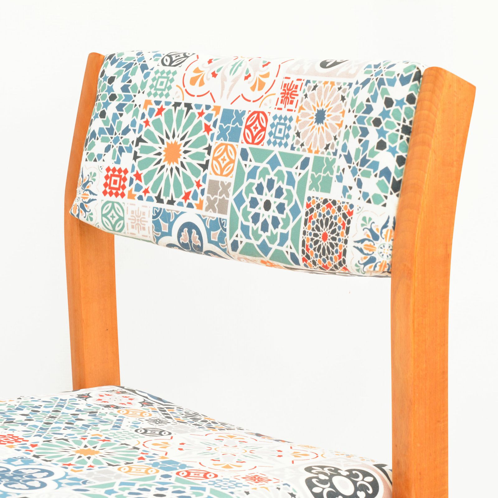 Modern And Ethnic Upholstered Chair From The 1980s, Wk Möbel Germany photo 230.0