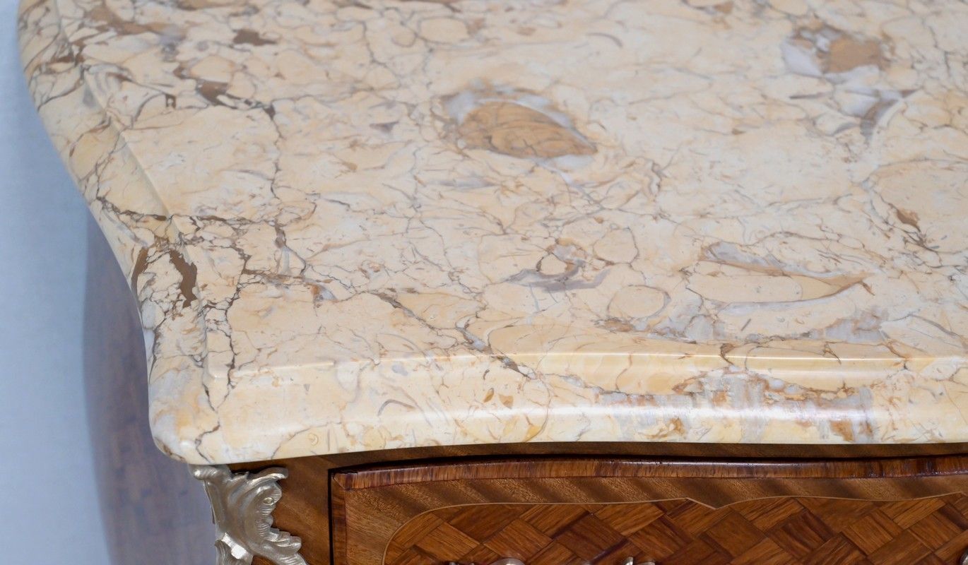 Small Mahogany Chest Of Drawers, Louis XV Style   Early 20th Century photo vinterior