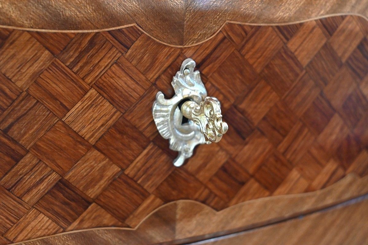 photo furniture Small Mahogany Chest Of Drawers, Louis XV Style   Early 20th Century