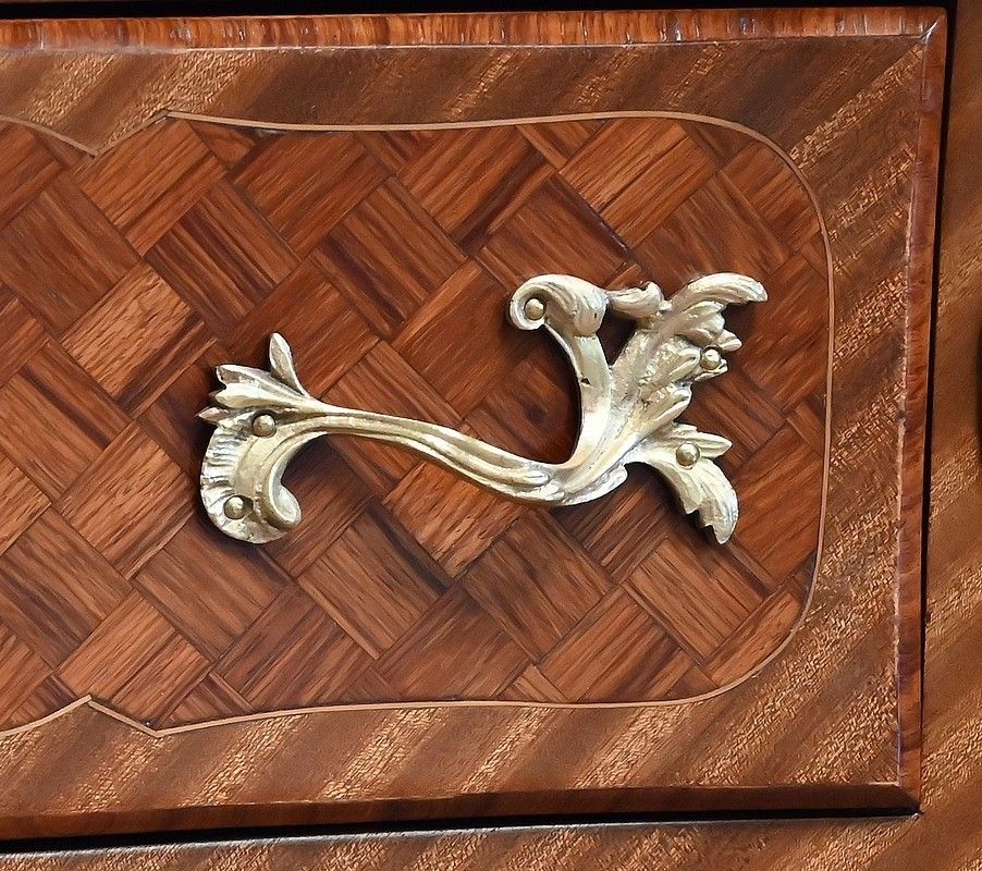 photo for sale Small Mahogany Chest Of Drawers, Louis XV Style   Early 20th Century