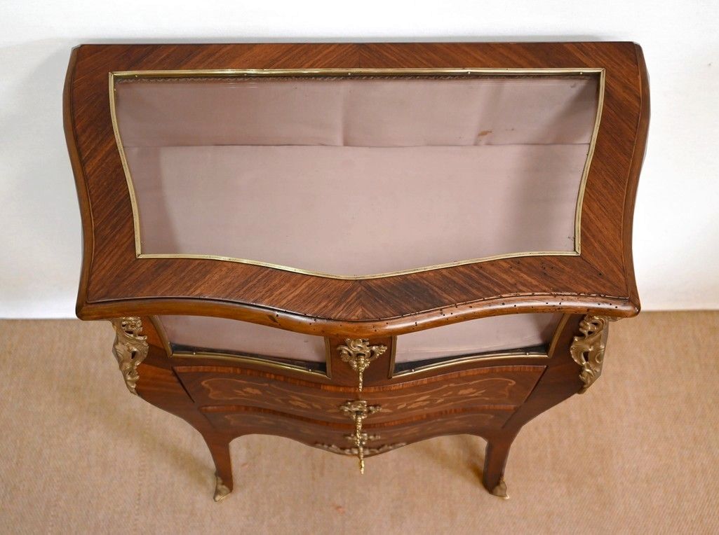 Small Chest Of Drawers In Mahogany, Louis XV Style   Late 19th Century photo 3574.1