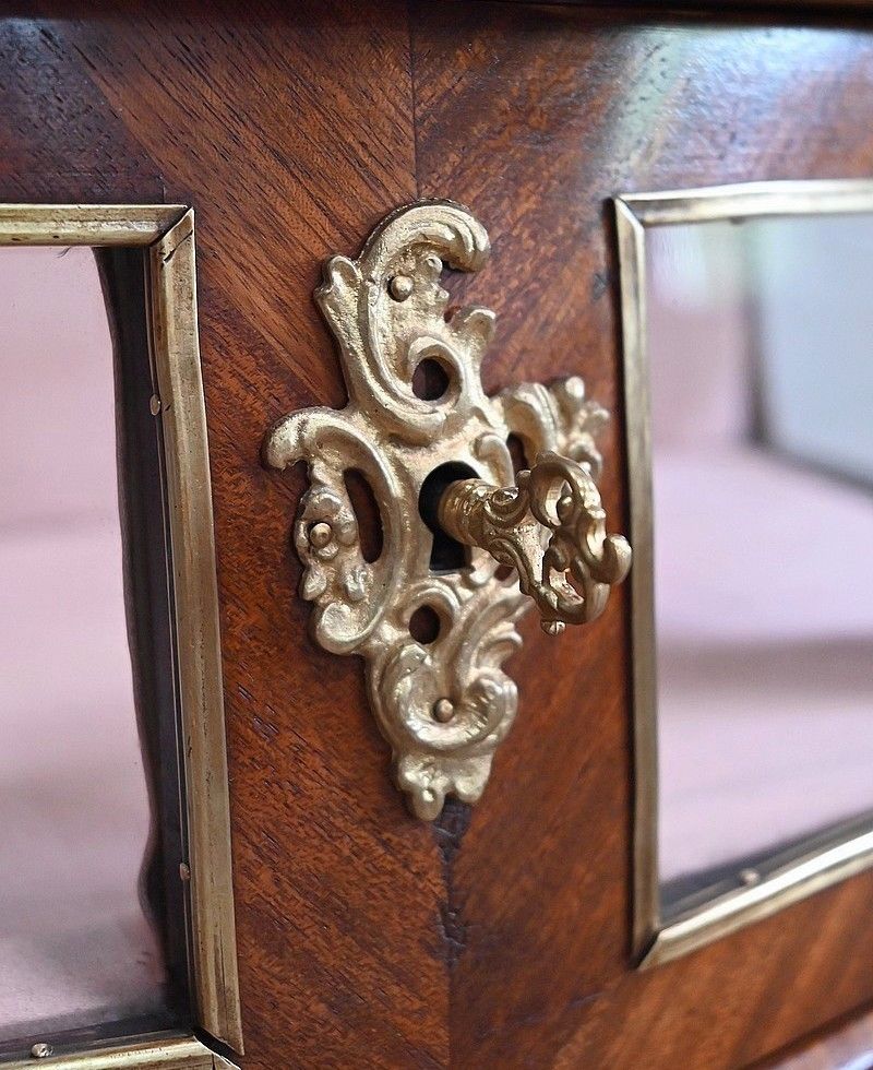 Small Chest Of Drawers In Mahogany, Louis XV Style   Late 19th Century photo buy