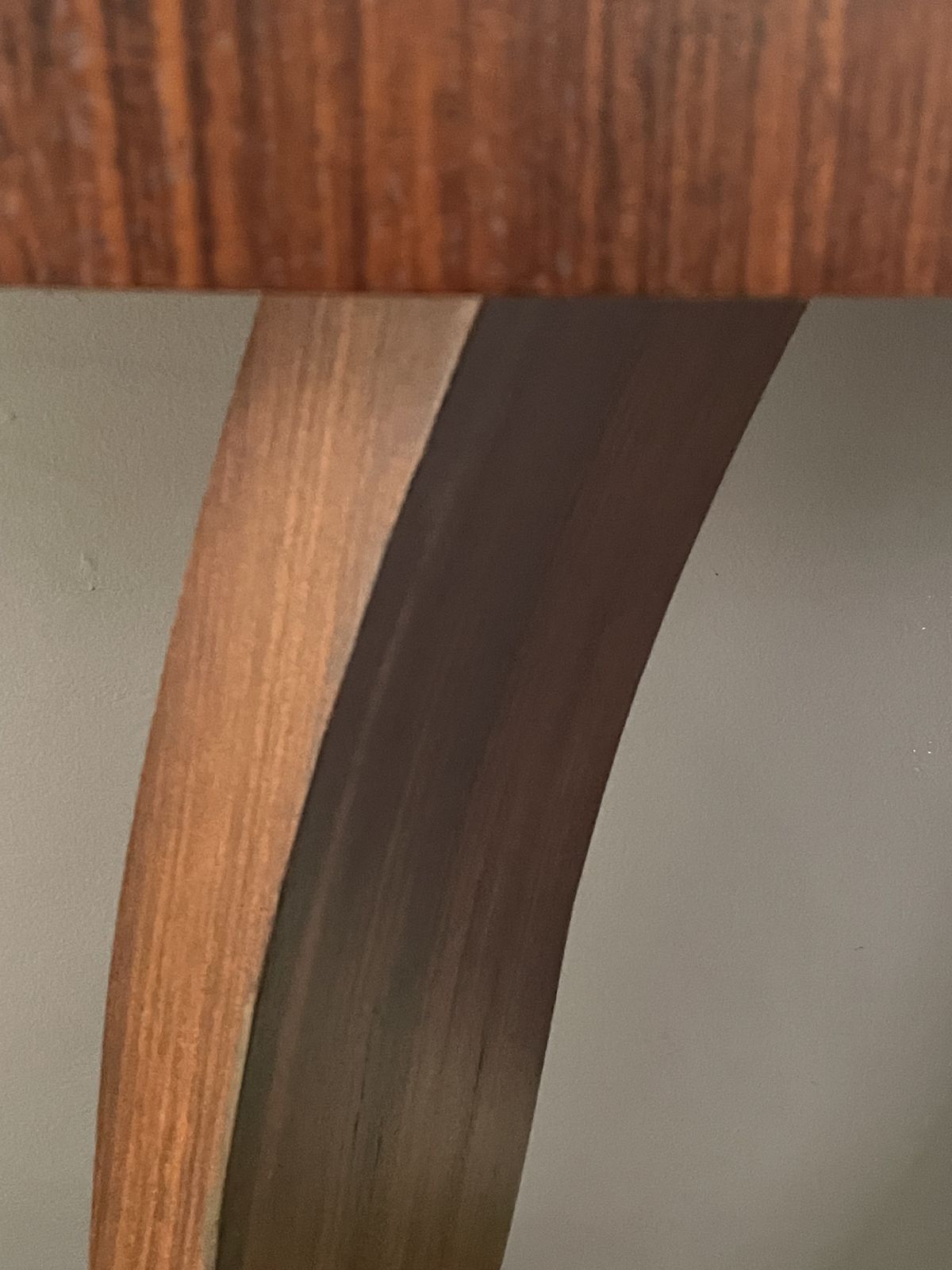 photo furniture Art Deco Console In Rosewood Veneer And Brass