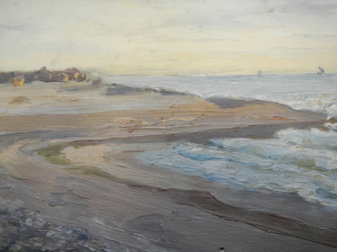 Oil Painting By Des Champs "Ocean" photo vinterior