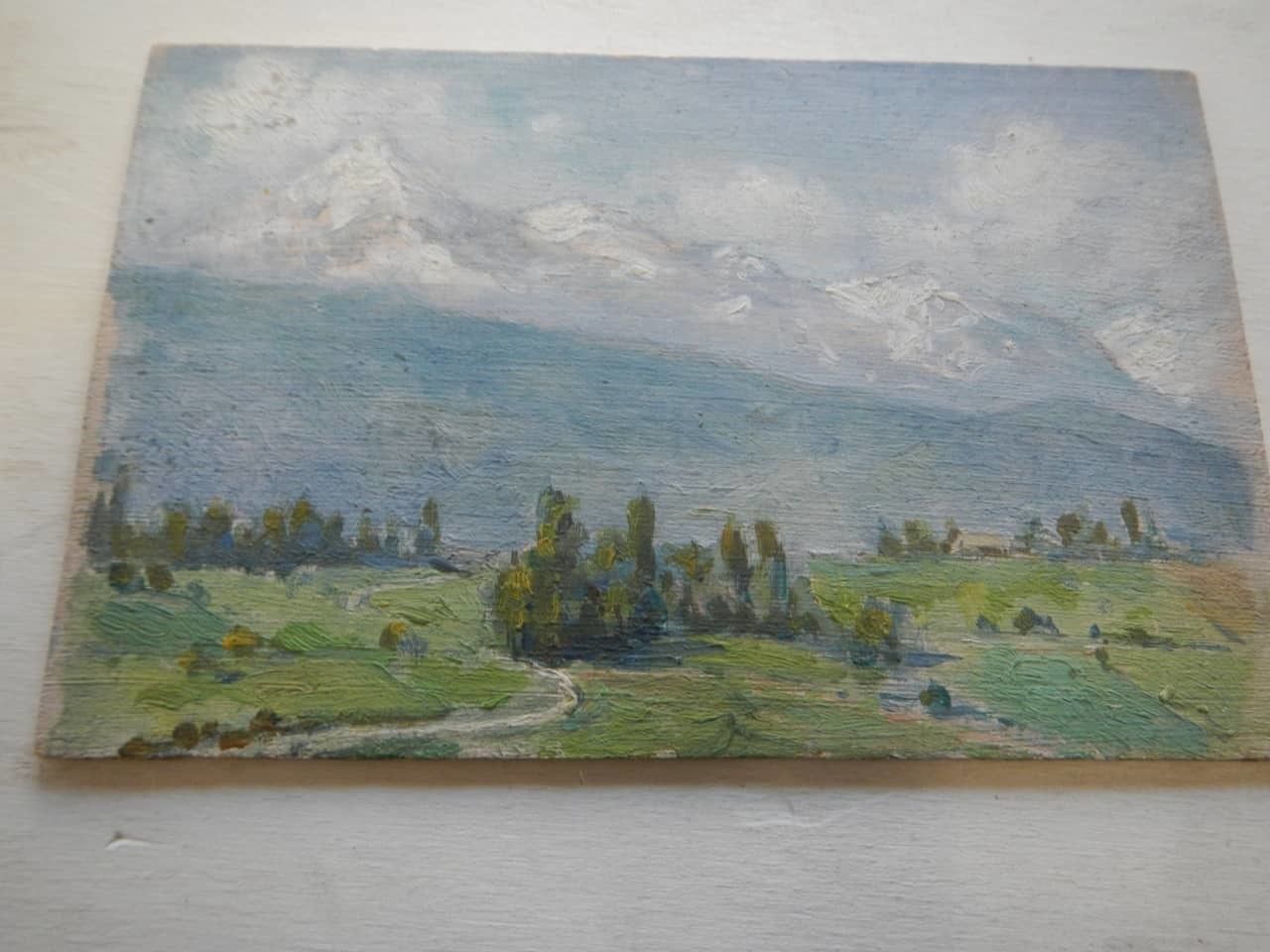 Oil Painting "Die Au Mai " photo 416.0