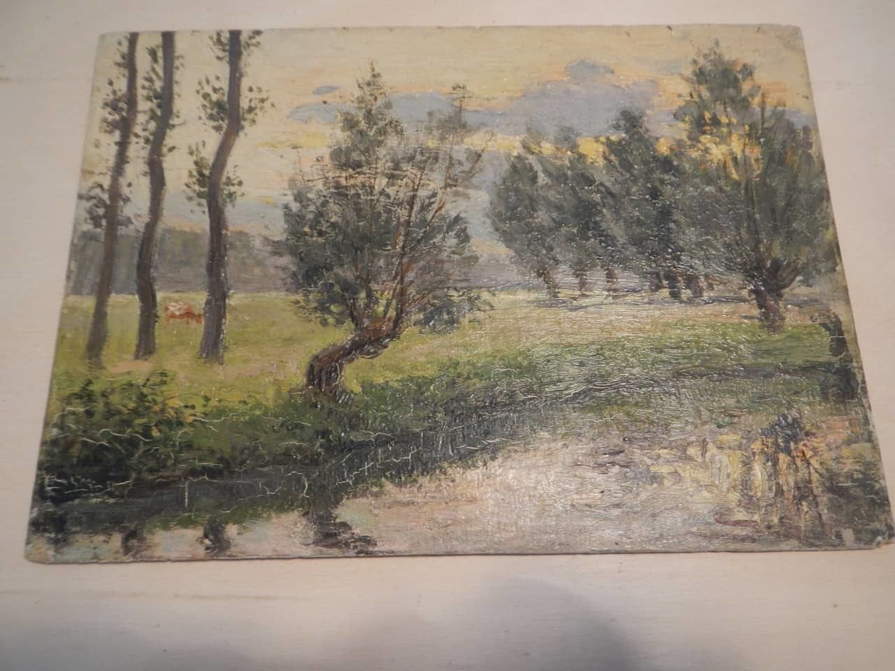 Oil Painting By Des Champs "River"