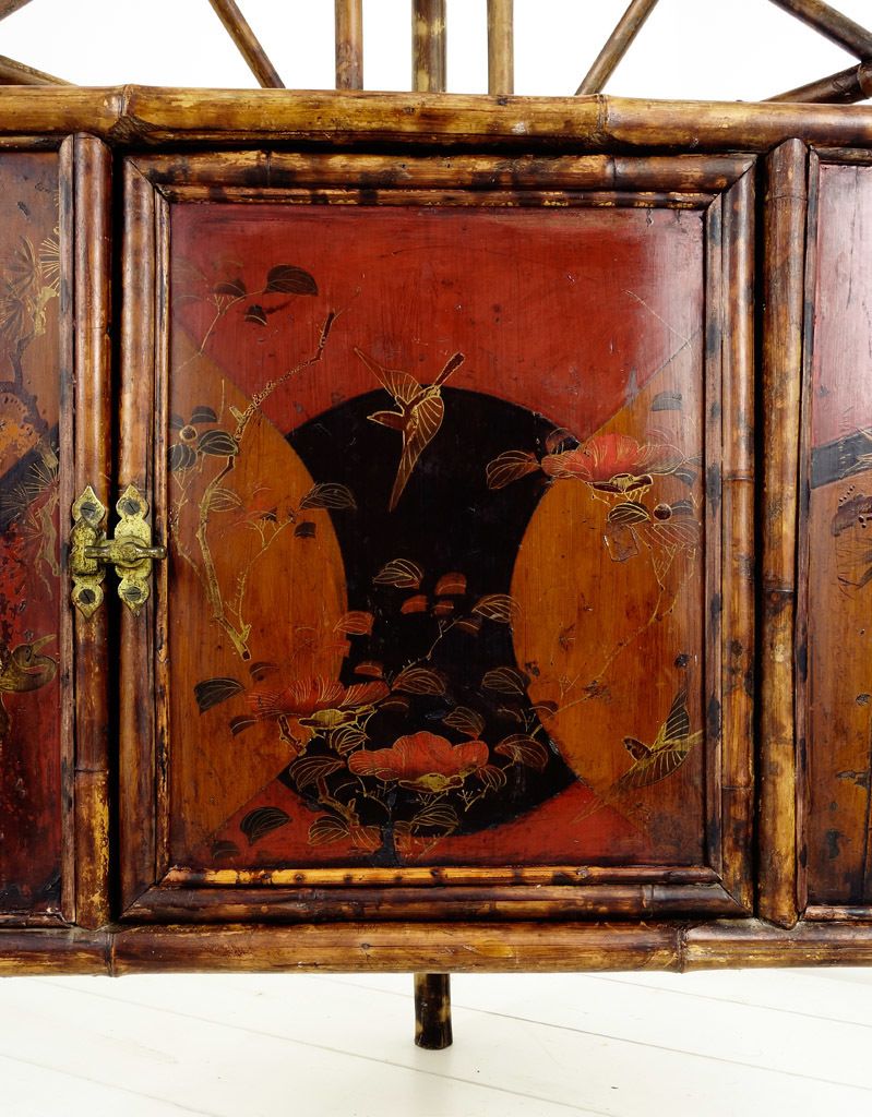 Bamboo Cabinet, Oriental photo for sale