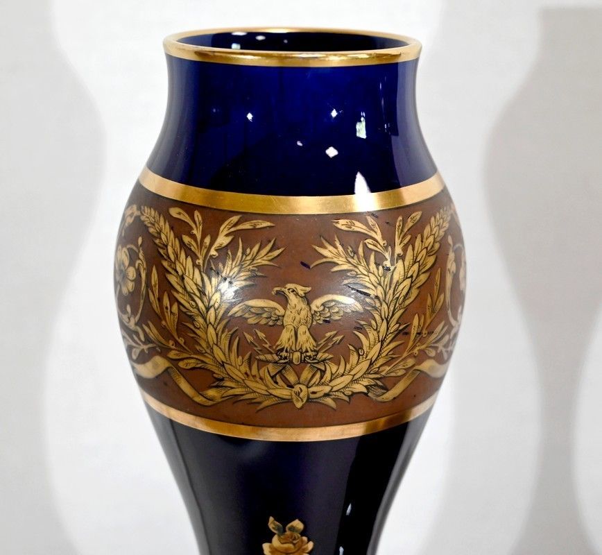 Pair Of Fine Earthenware Vases, Jaget & Pinon Early 20th Century photo 1009.4