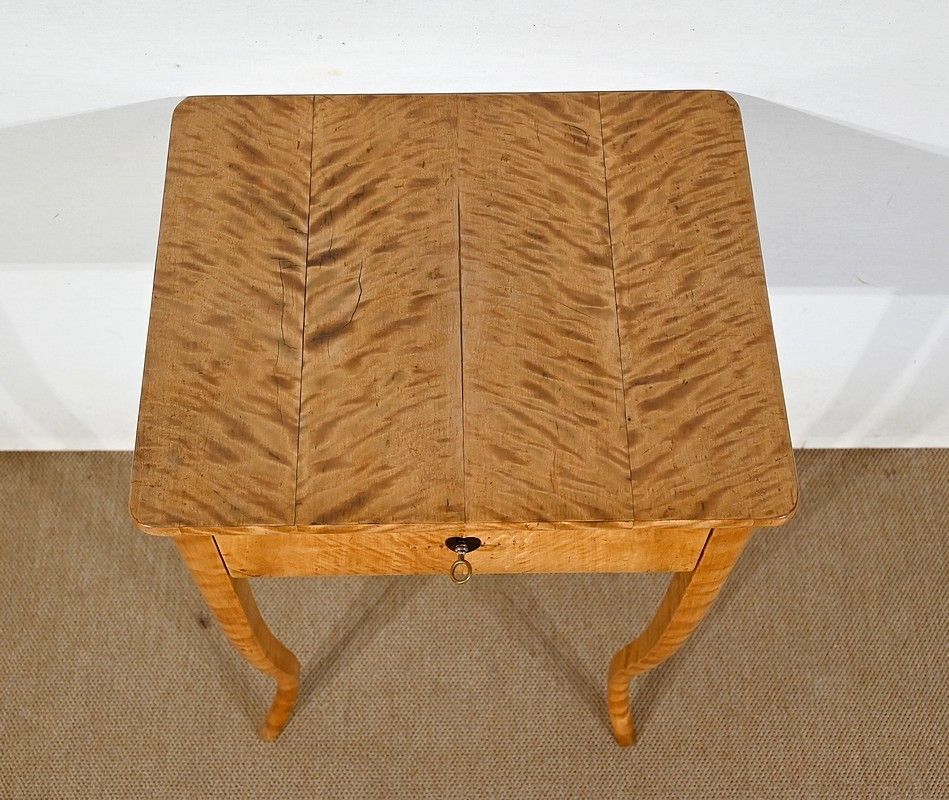 Small Worker In Light Ceylon Wood Louis XV Style  Mid 19th Century photo 2595.6