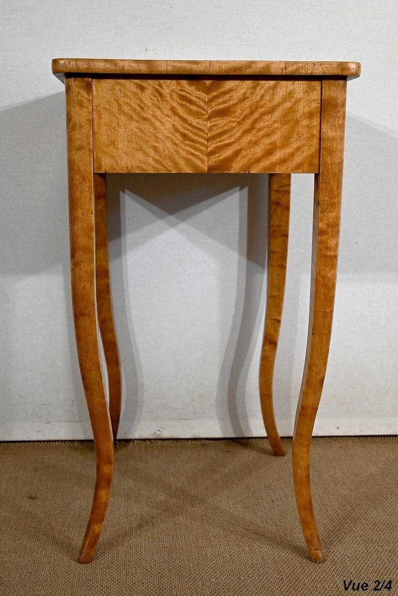 2595.6 Small Worker In Light Ceylon Wood Louis XV Style  Mid 19th Century photo