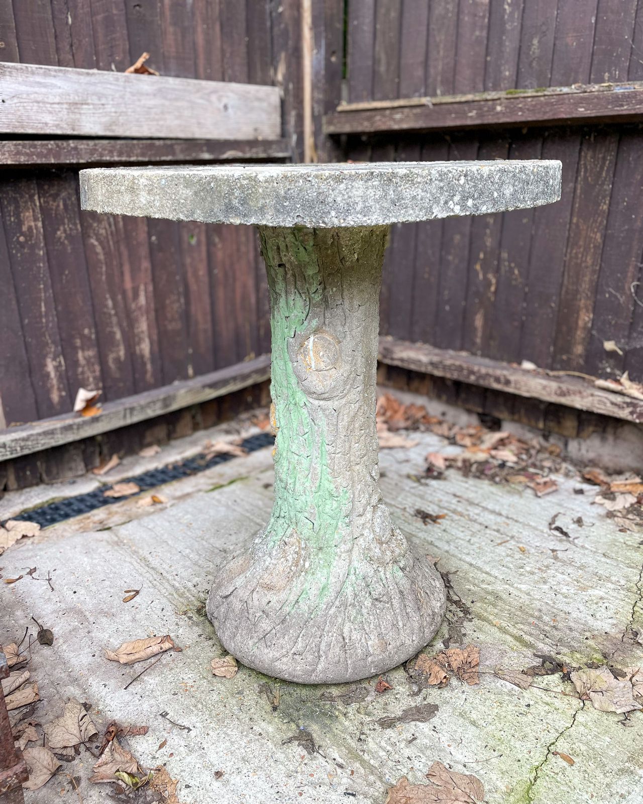 Cement Garden Table, 1900s, Antique