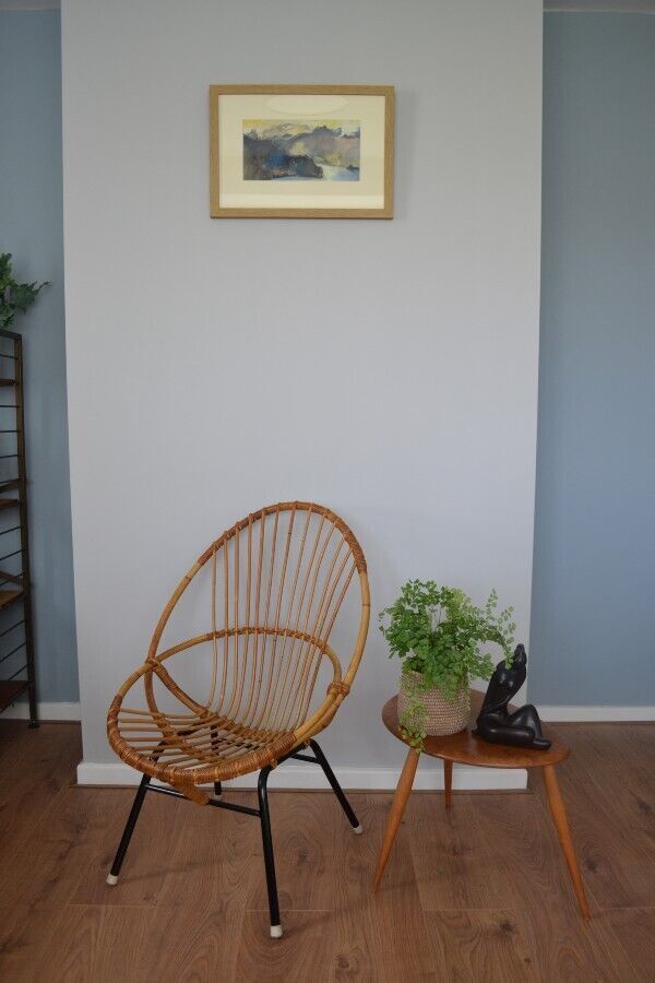 Mid Century Bamboo Chair By Rohe Noordwolde photo furniture