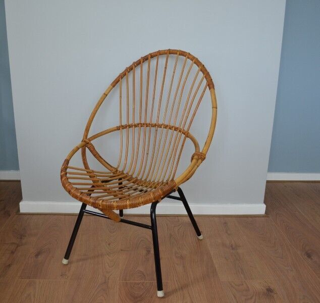 Mid Century Bamboo Chair By Rohe Noordwolde photo for sale