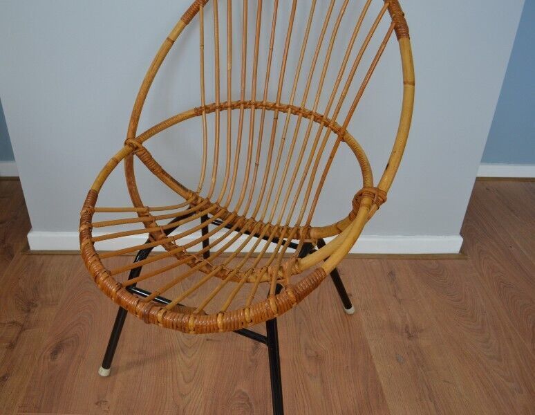 Mid Century Bamboo Chair By Rohe Noordwolde photo 150.0