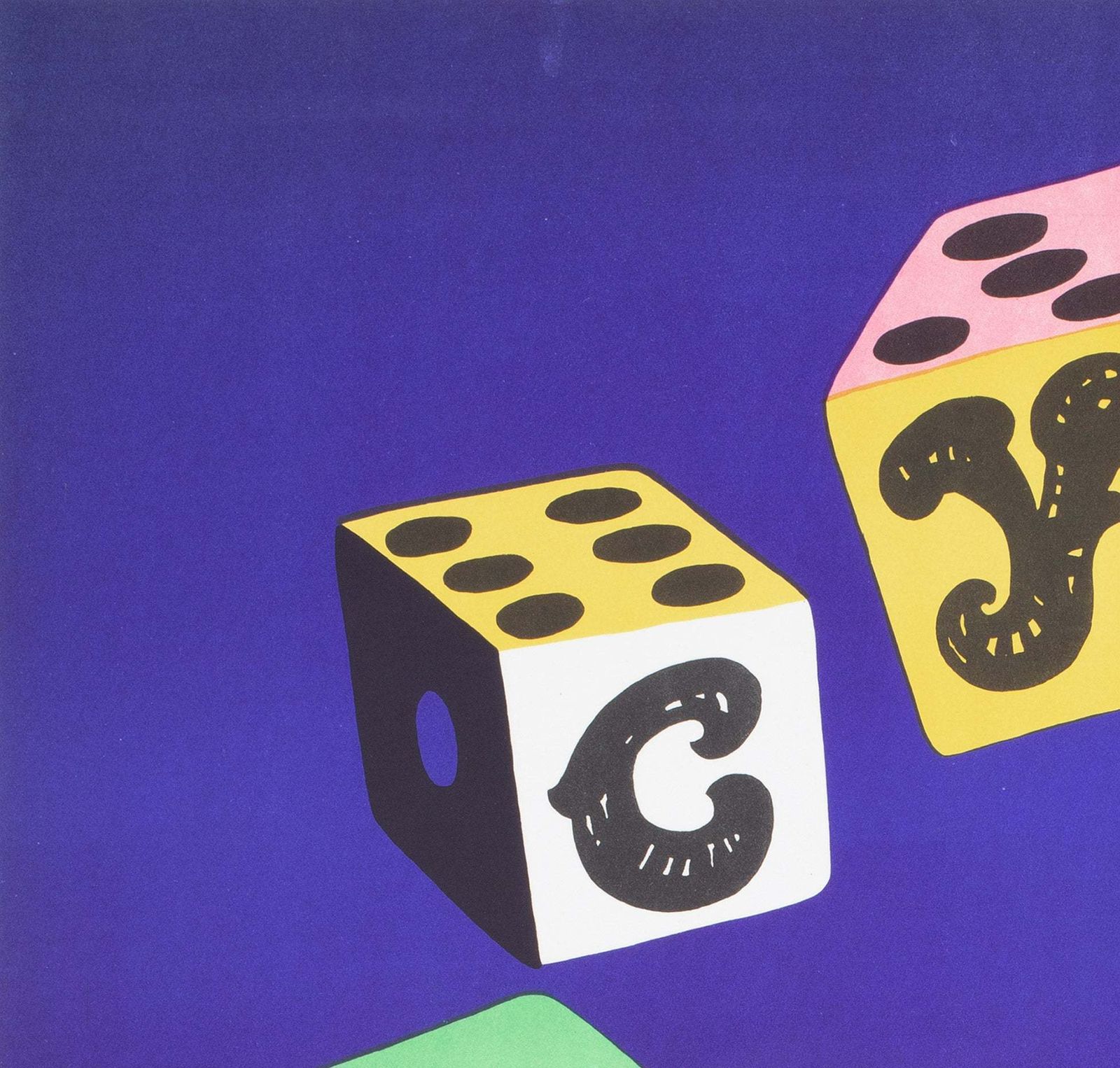 Cyrk Dice Juggler 1970 Polish Circus Poster, Bocianowski photo for sale
