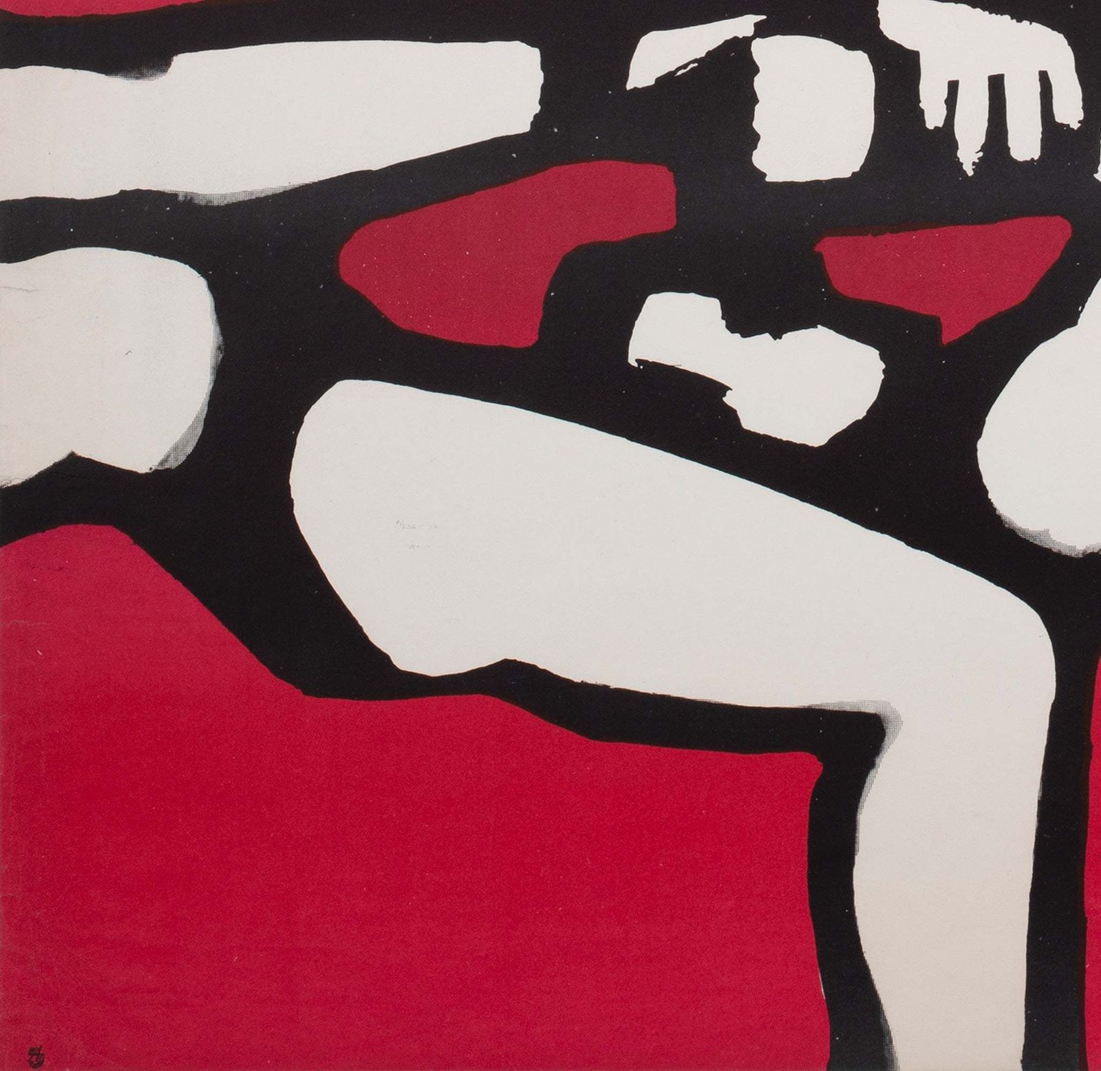 Cyrk Three Acrobats 1964 Polish Circus Poster, Gorka photo Art