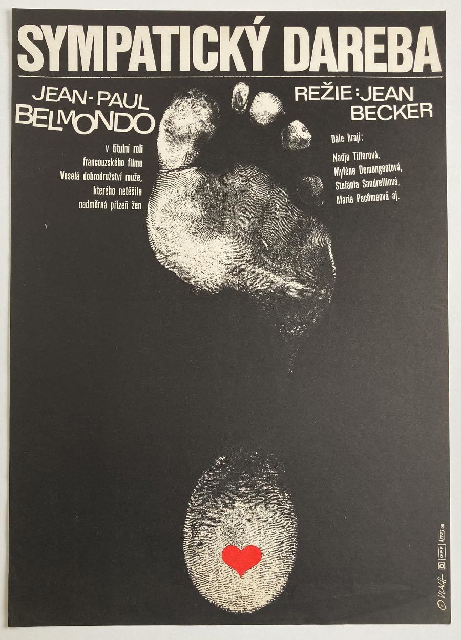 Movie Poster, Tender Scoundrel, Zdeněk Vlach, 1979