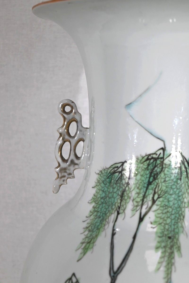 Important Chinese Porcelain Vases   Xxth photo vinterior