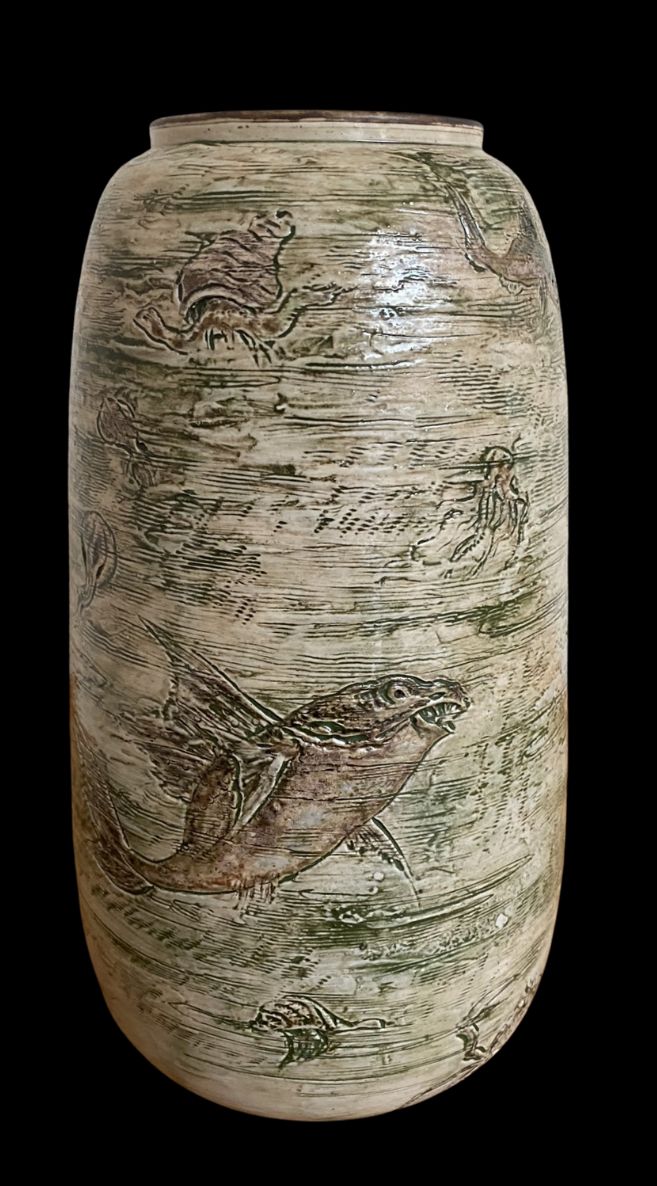 Martin Brothers Vase, 1900s, Antique