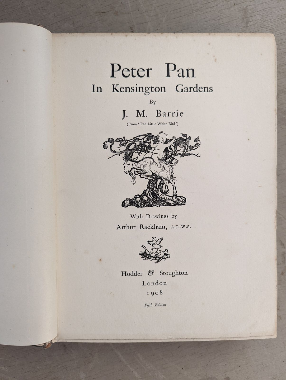 Collectable Classic Book   Peter Pan In Kensington Gardens photo buy