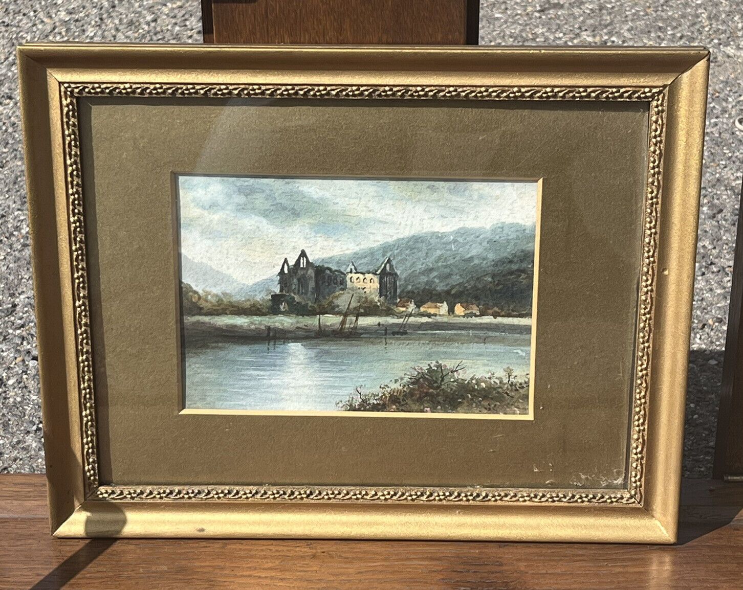 Edgar James Maybery Framed Watercolour “ Tintern Abbey “ 1887 1964