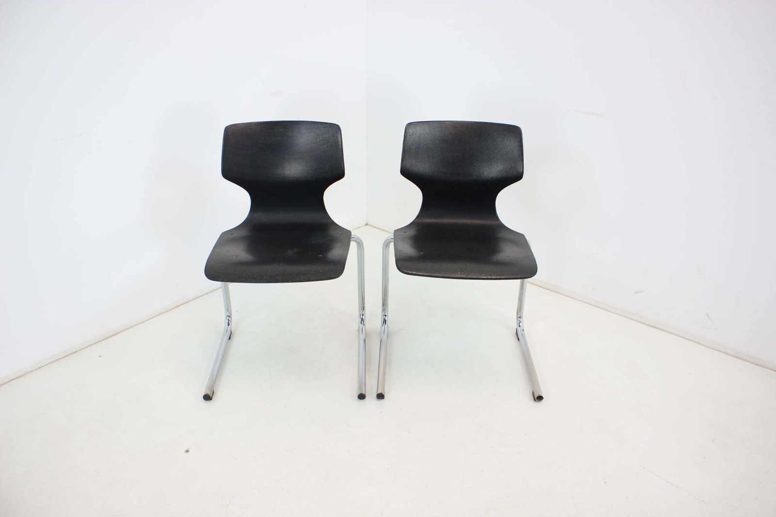 Midcentury Set Of 2 Pagwood Chairs By Flototto, 1982 photo Furniture