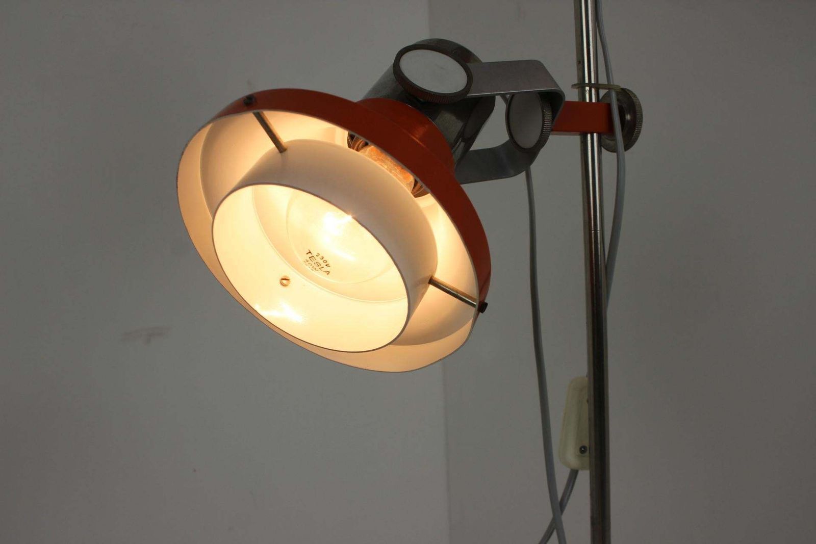 Lighting Design Adjustable Floor Lamp By Pavel Grus For Kamenicky Senov, 1970s photo
