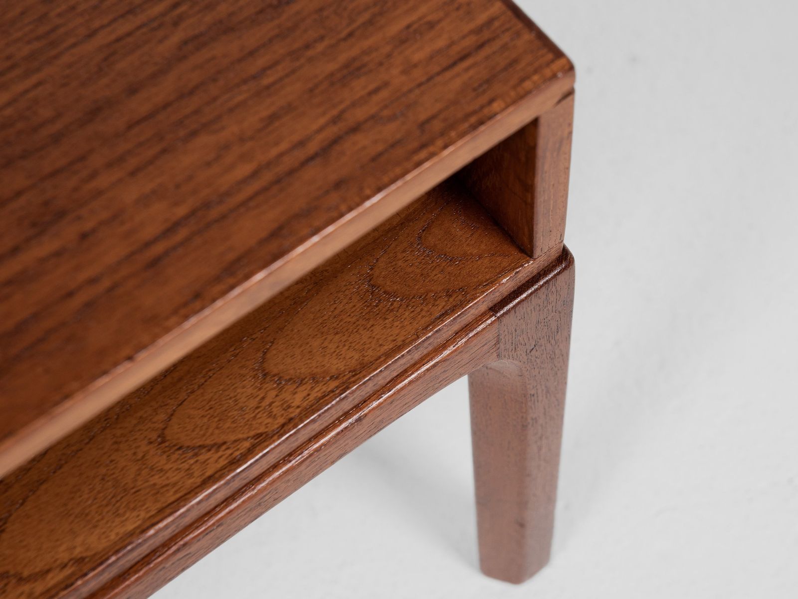 Midcentury Danish Open Cabinet In Teak By Aksel Kjersgaard 1960s photo Furniture