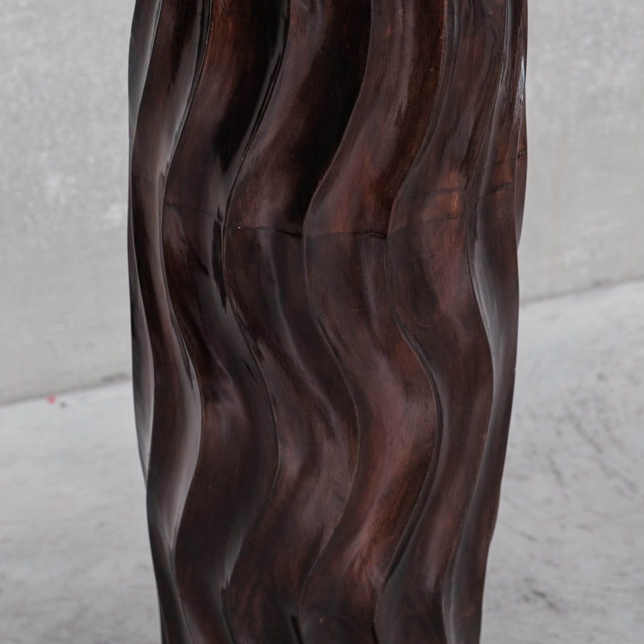 Wooden Tall French Mid Century Decorative Vase photo Home Decor