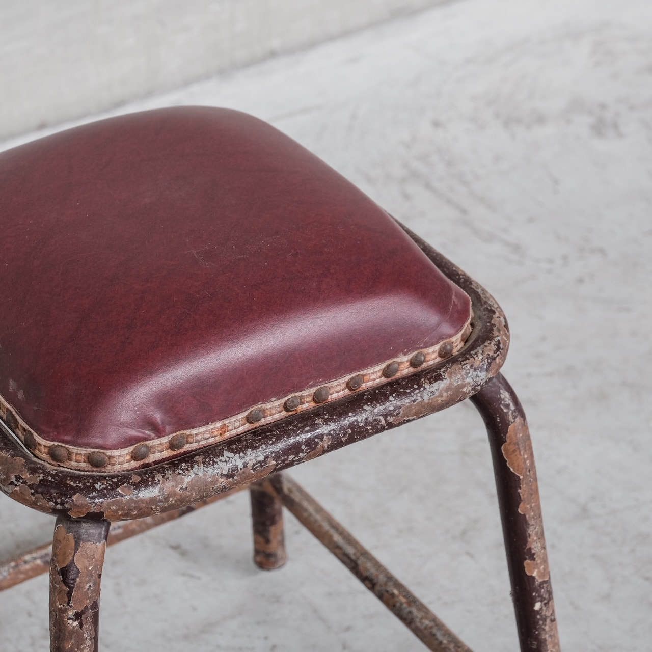 French Industrial Mid Century Tubular Stools (Up To 20) photo for sale