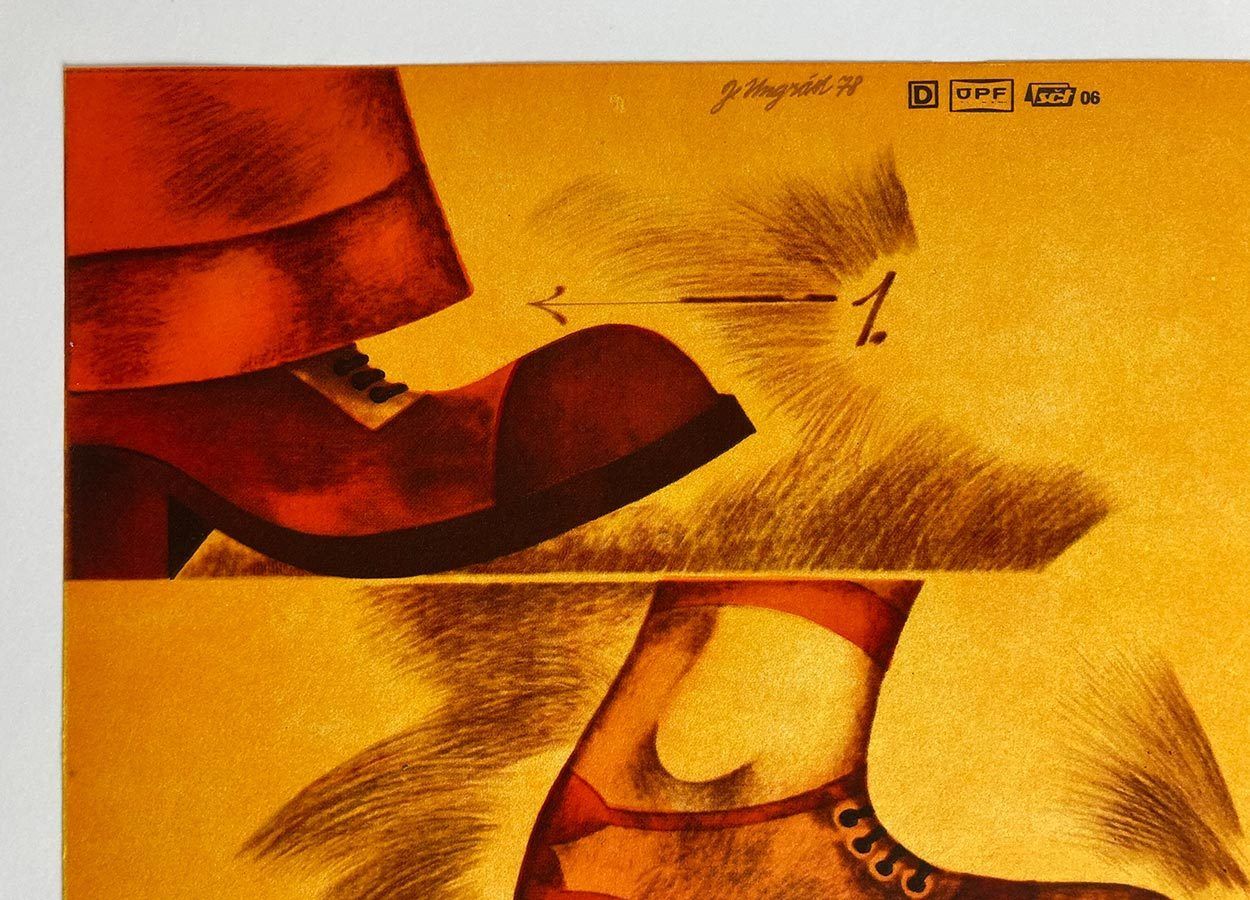 Original Film Poster, Nothing Ventured, Nothing Gained, Jan Ungrád, 1978, Genuine Czech Vintage Print photo vinterior