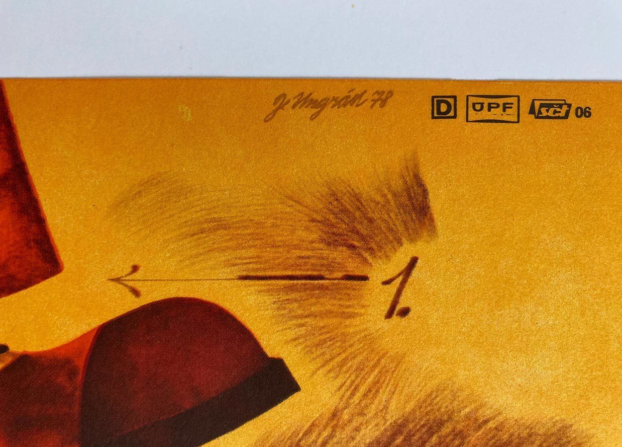 Original Film Poster, Nothing Ventured, Nothing Gained, Jan Ungrád, 1978, Genuine Czech Vintage Print photo buy