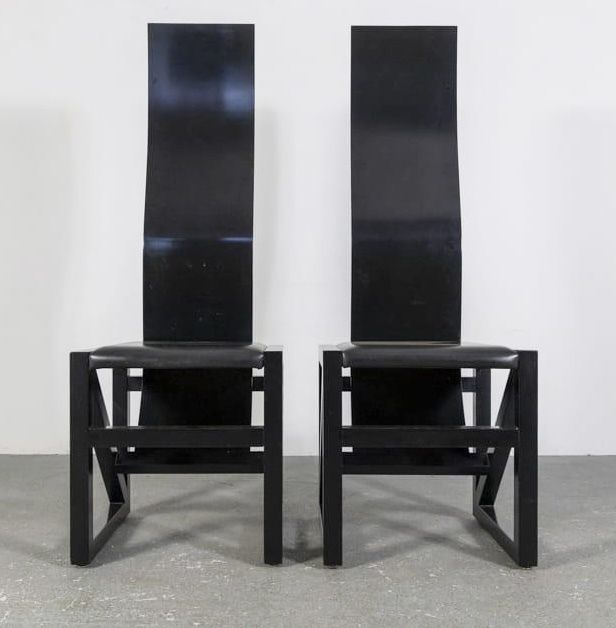 Set Of 6 Mid Century "Edo" Dining Chairs By Kisho Kurokawa For Ppm photo for sale