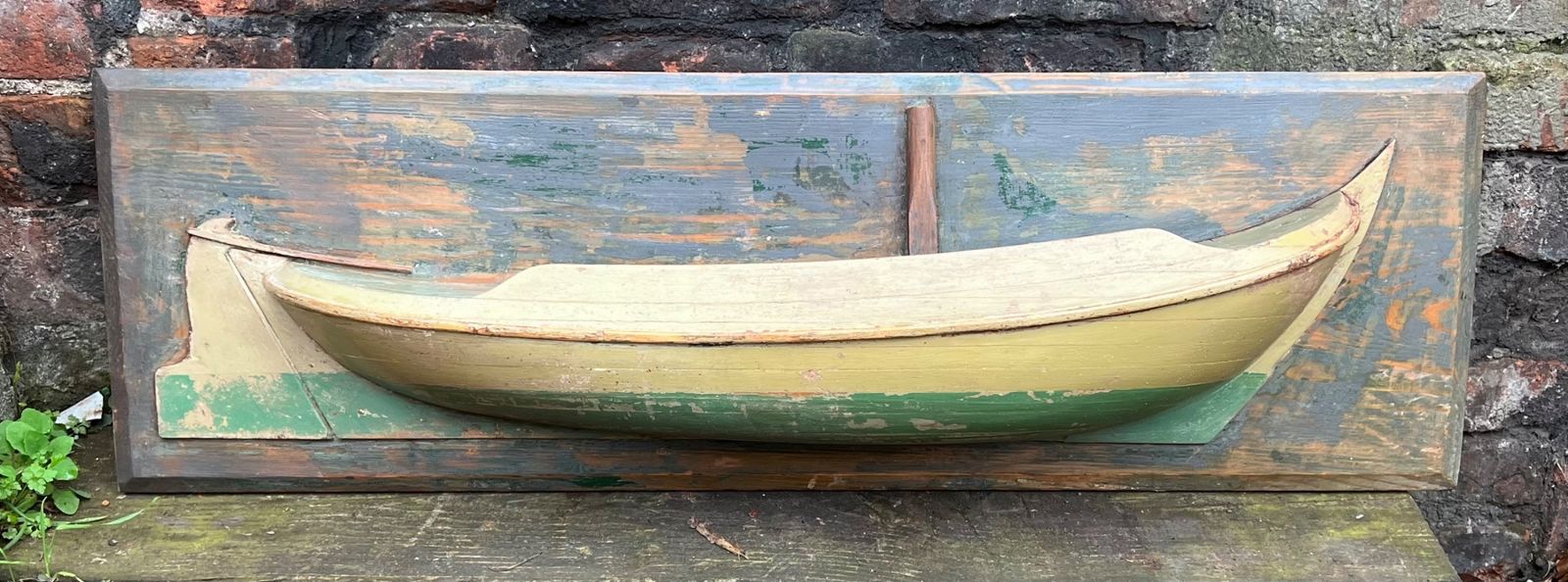 Large Boat Boatbuilders Half Model photo Home Decor