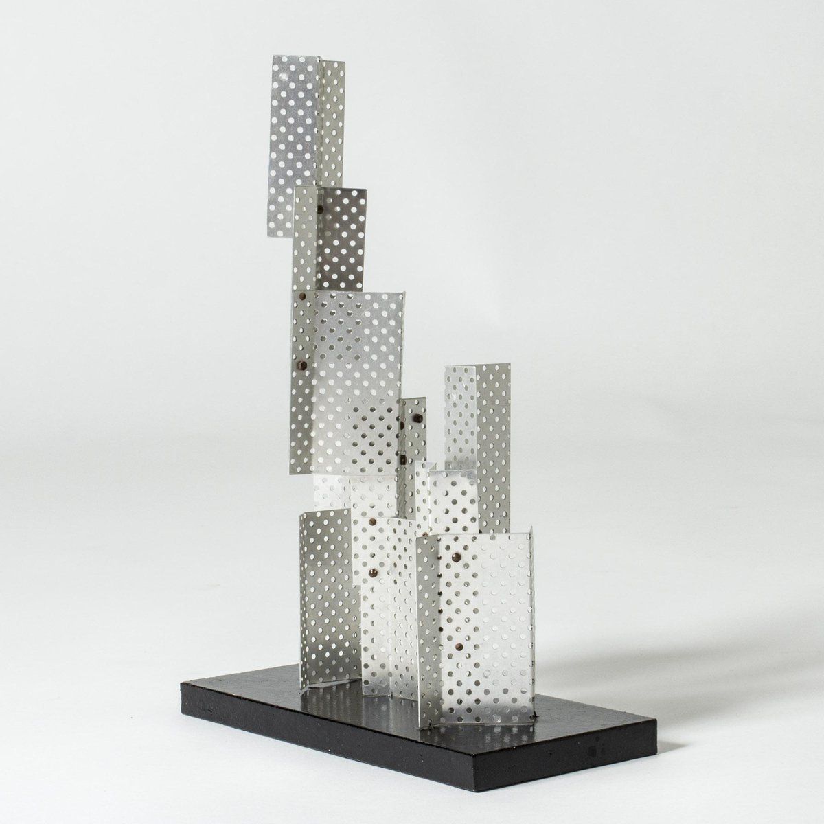 Lars Erik Falk, Sculpture, 1968, Aluminum & Wood photo for sale