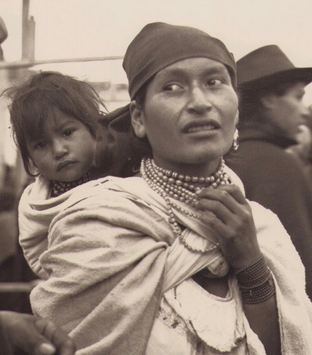 Hanna Seidel Ecuador, Mother, Market, Black And White Photography, 1960s photo furniture