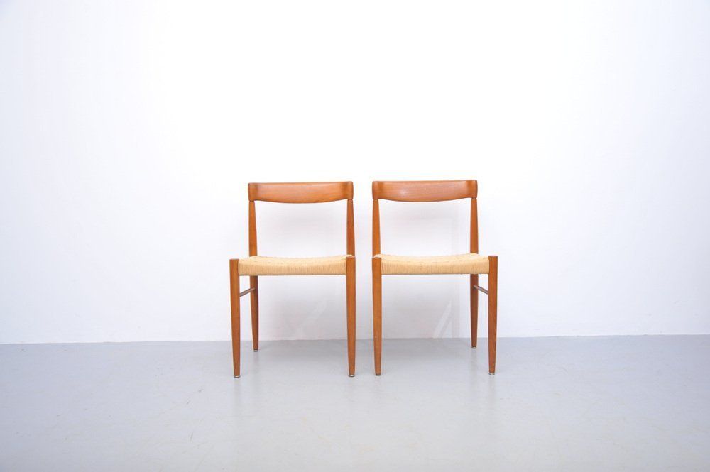 Teak Chairs By Hw Klein For Bramin, Set Of 2 photo for sale