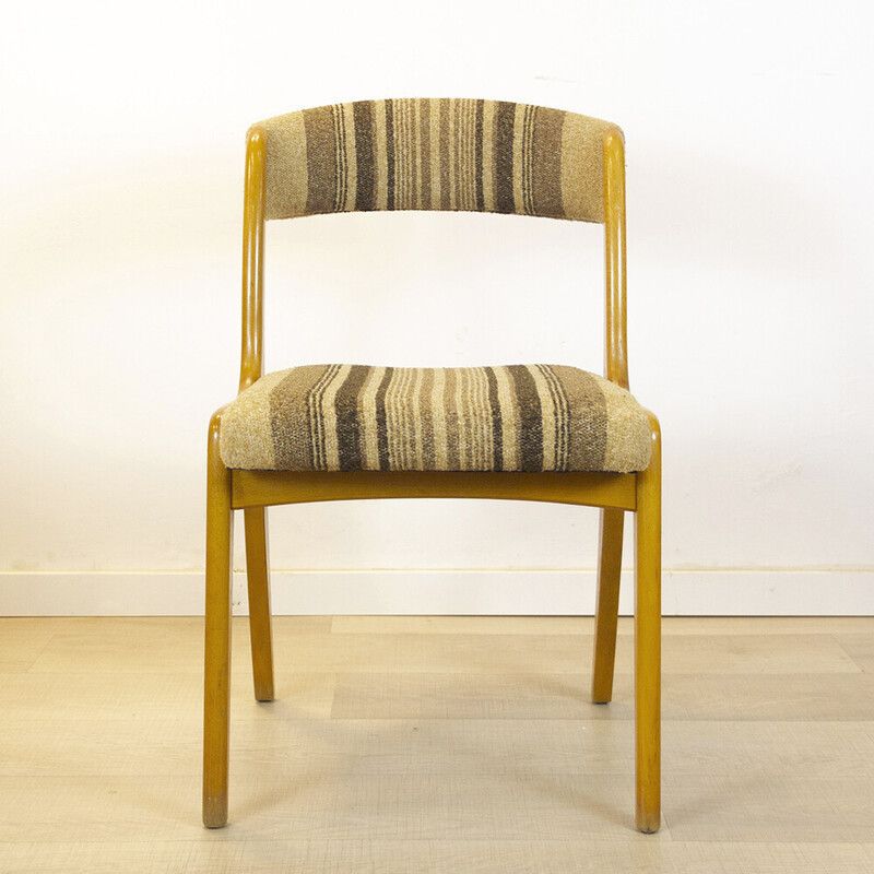 Mid Century French Upholstered Chair By Self, 1960s photo Furniture