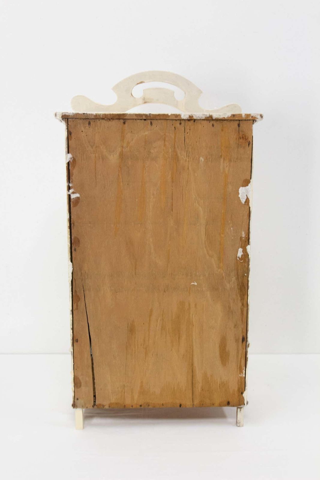 French Miniature Armoire With Mirror In The Bamboo Style, 1900 photo vinterior