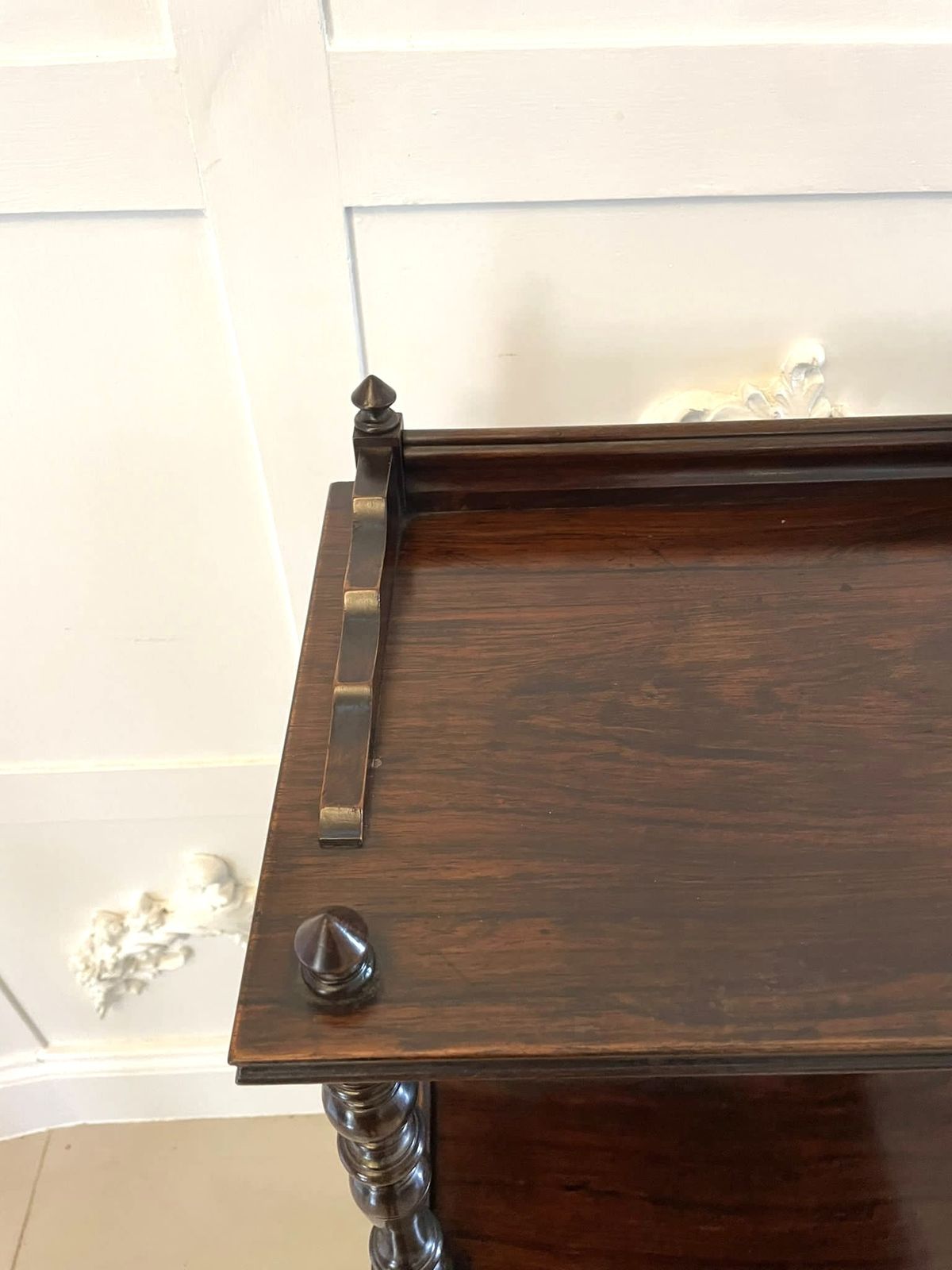 photo furniture Antique Quality Rosewood Marquetry Inlaid Coal Box