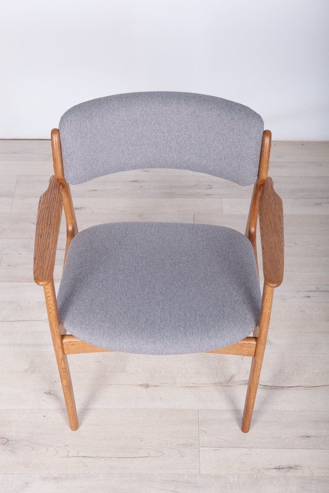 Oak Model 49 Dining Chairs By Erik Buch For Odense Maskinnedkeri O.D. Furniture 1960s Set Of 6 photo vintage