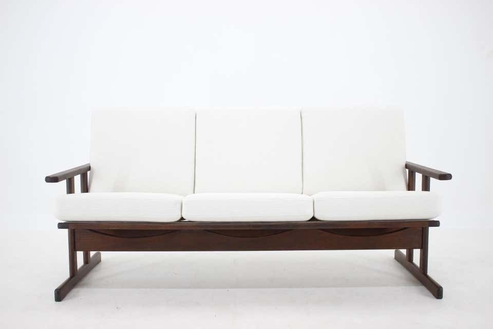 1950s Rare Borge Mogensen 3 Seater "Shaker" Sofa By Fdb Mobler, Denmark photo furniture